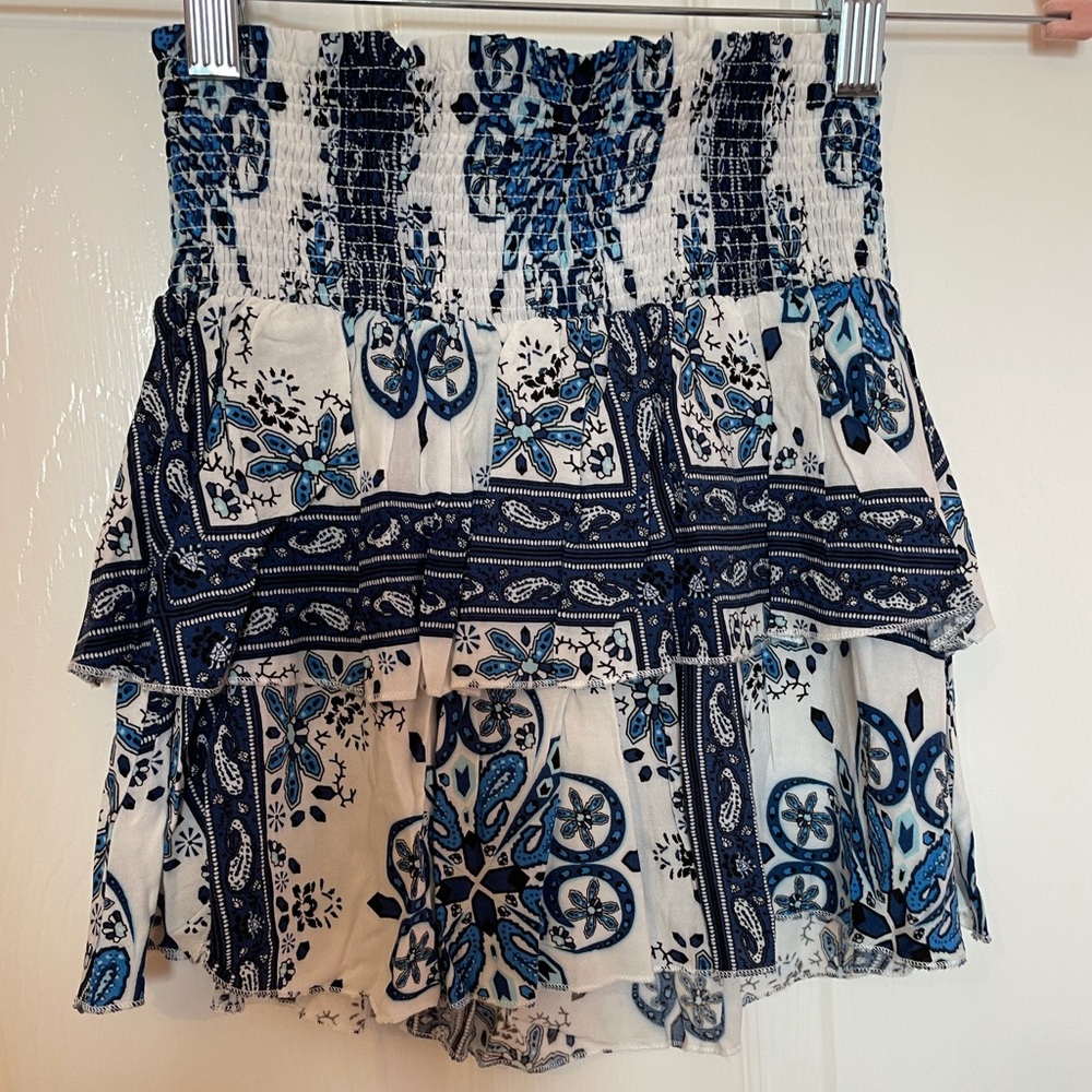 H&M skirt smocked 4
